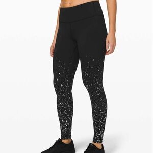 Lululemon Speed Wunder Tight 28" *Speckle Shine SPECIAL EDITION - Sz 12